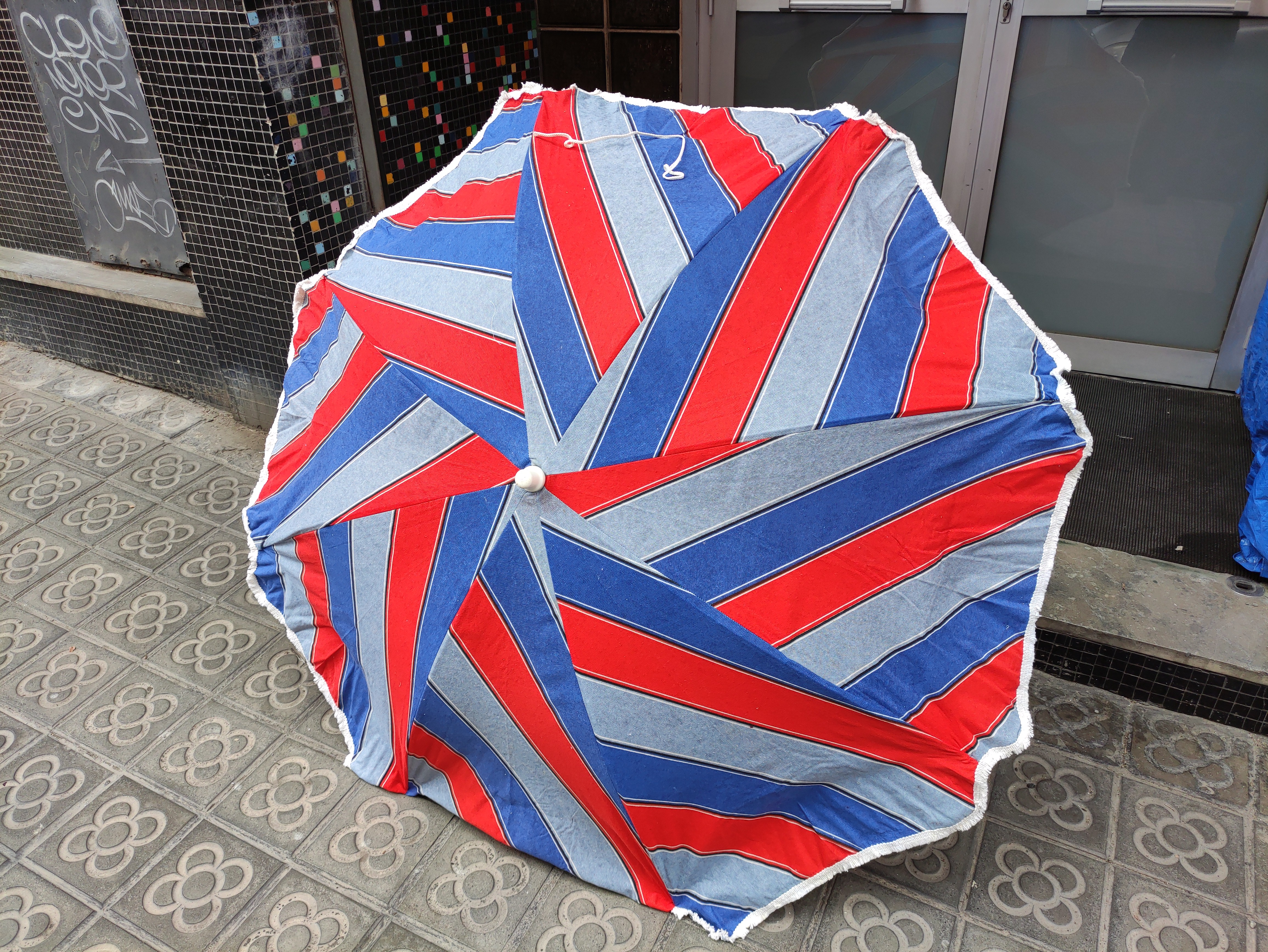 sombrilla estampada playa picnic o130-150 consultar